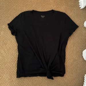 Black Madewell Tie Tee